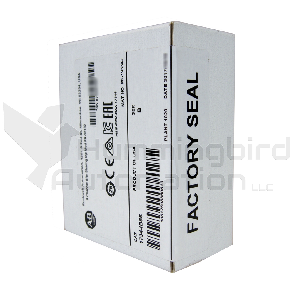 2016-2018 NEW *SEALED* Allen Bradley 1734-IB8S /B POINT I/O Safety